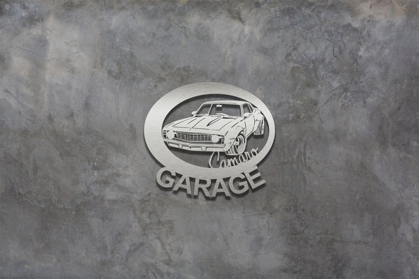 Classic Chevy Camaro Wide Body Garage Wall Art