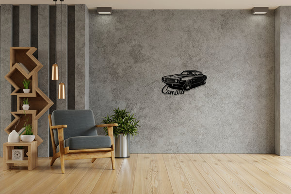 69 Chevy Camaro Fastback Wall art