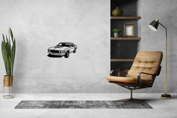 69 Ford Mustang Wall art