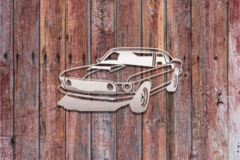 69 Ford Mustang Wall art