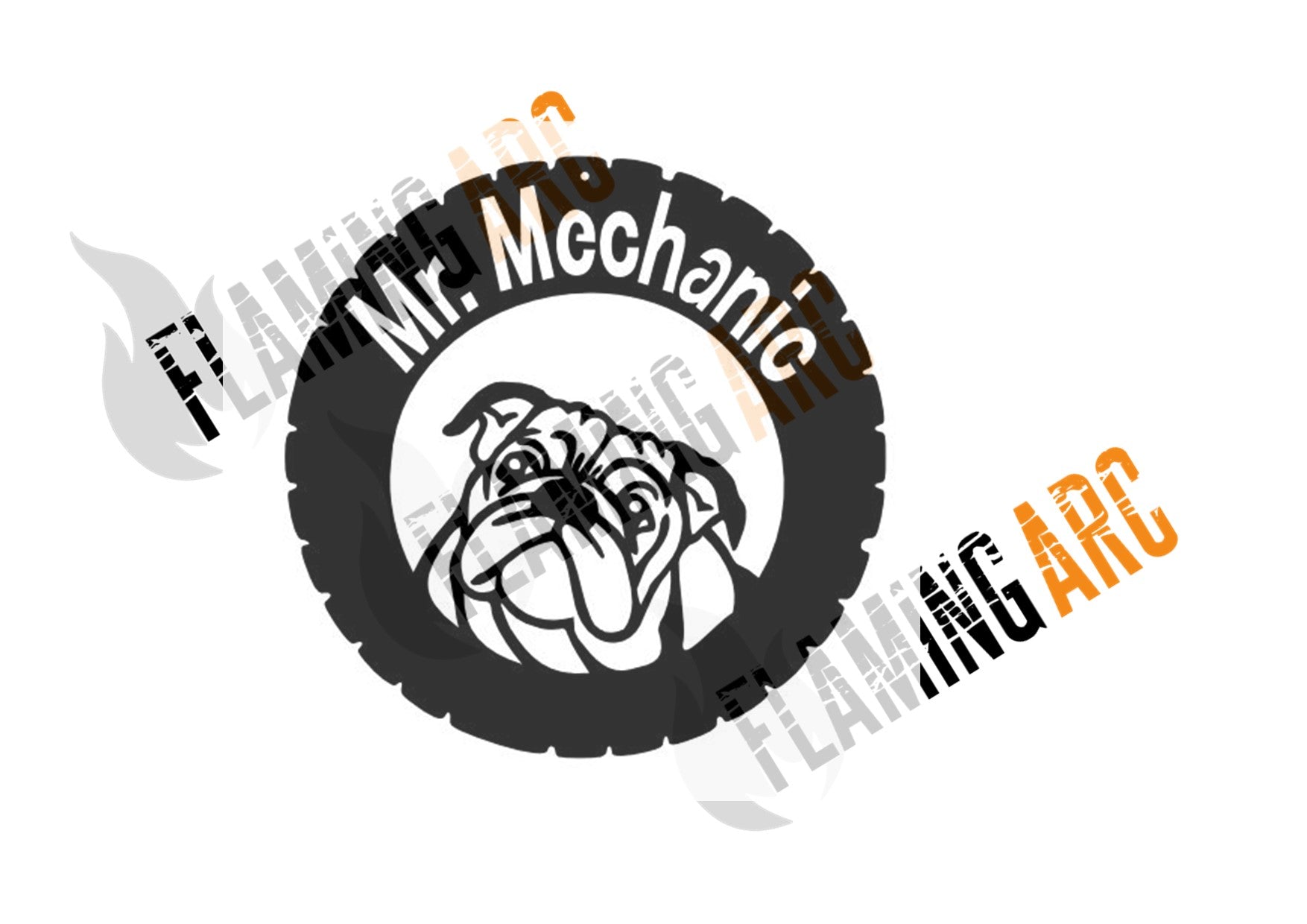 Mr Mechanic Bulldog Sign