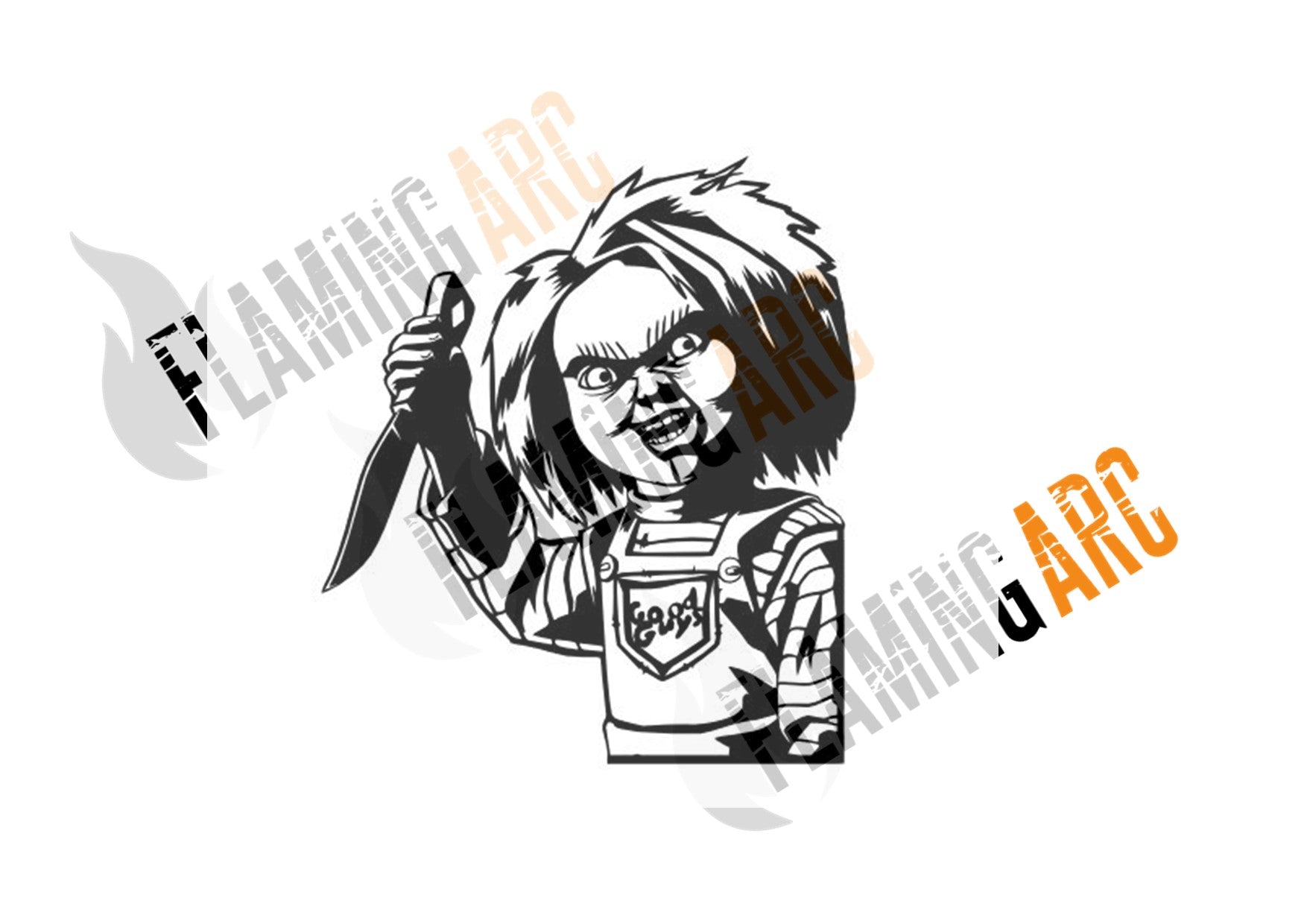 Chucky Metal Wall Art