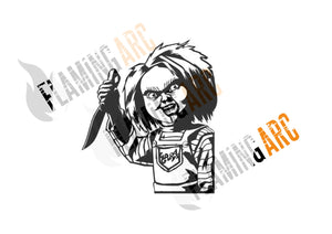 Chucky Metal Wall Art