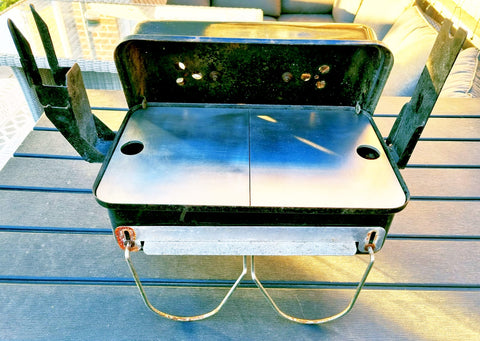 Aquiflor  Barbecue rond avec Plancha 100 x 100CM